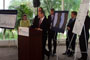 Photo Caption: Congressman Kirk held a press conference at the Notebarert Nature Museum to discuss legislation he is introducing to prevent sewage dumping in Lake Michigan.