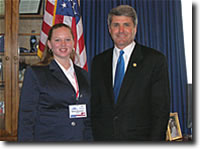 Congressman McCaul meets with Sarah Klinicki, from Cypress, who is in D.C. to participate in the Presidential Classroom summer program