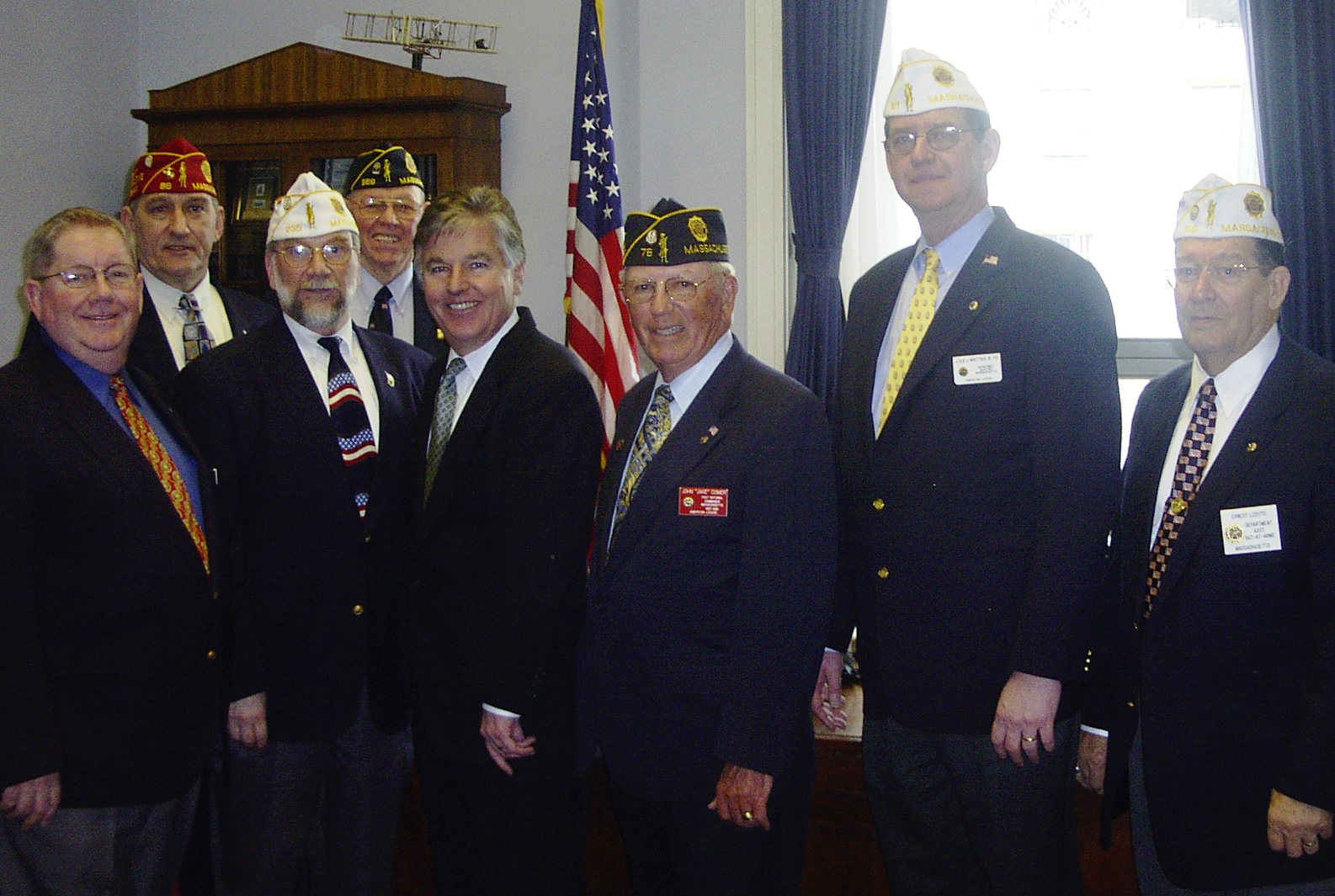 Congressman Meehan meets with the American Legion from Quincy.