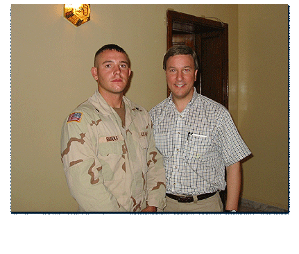 Congressman Rogers had the chance to talk with many Alabama troops while in Iraq.