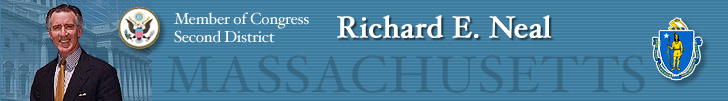 Header image: Richard E. Neal, Member of Congress, Second District Massachusetts
