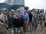 Congressman Todd Platts visited with the soldiers of Battery F, 109th Field Artillery (York) PA National Guard in Balad, Iraq