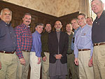 Congressman Platts is pictured here with other members of a Congressional Delegation to Afghanistan meeting with Interim Chairman Hamid Karzai, who was elected the new President of Afghanistan in June, 2002.