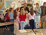Congressman Todd Platts visits students at the Department of Defense Elementary School at the U.S. Naval Station, Rota, Spain.