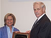 thumbnail image, The 60 Plus Association awarded Congresswoman Ileana Ros-Lehtinen with "An Award of Appreciation" for a "Super Friend of Seniors"  for her constant voting pattern on behalf of America's senior citizens. Ros-Lehtinen is pictured with James L. Martin, President of the 60 Plus Association
