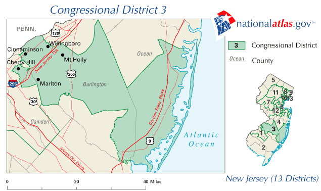 Map of the 3rd District