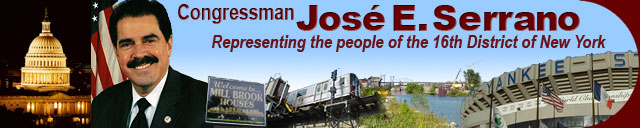Return to Congressman Jos  E. Serrano's Home page