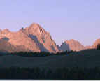 Partial photo of the a mountains in Idaho