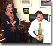 Congressman 
                  Weiner participates in an online chat about the importance of 
                  protecting a woman's right to choose. Joining the Congressman 
                  is Joan Malin, CEO of  
                Planned Parenthood Federation of America New York City.