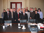 Congressman Baca meets with Inland Action to discuss economic development in the Inland Empire.