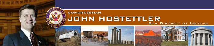 Congressman John Hostettler 8th District of Indiana