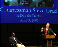Comimssioner Mullon, Rep. Israel, Herb Friedman, and Legislator Stern