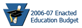 2006-07 Enacted Education  Budget