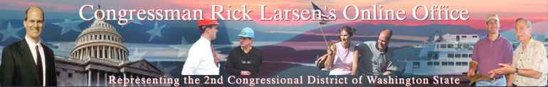 Collage image of Congressman Larsen.