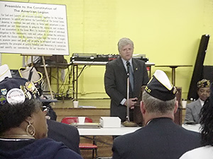 Meeting with veterans