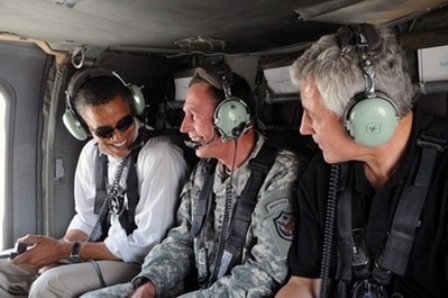 Senator Obama pays a visit to Iraq.