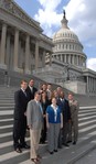 Congressman Souder welcomed a group from the Indiana Family Institute to the Capitol on September 18, 2008.  The group was in Washington meet with various members of Congress to discuss issues affecting families.