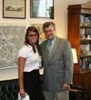 Tasha Rebec, a 12th grade student from Bristol, Indiana, visited with Congressman Mark Souder in his Washington office on June 25, 2008. 