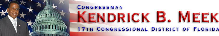 Congressman Kendrick B. Meek, 17th District of Florida