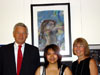 Rep. Tom Petri in U.S. Capitol with art competition winner.