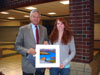 In the photo, Rep. Petri with Kathy Kramlich, the 3rd place winner of of the Congressman's annual 6th Congressional District art contest.