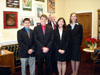 Rep. Petri visited by four Sheboygan North High School students.