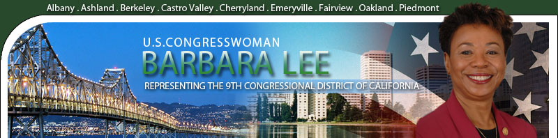 U.S. Congresswoman Barbara Lee - Representing The 9th Congressional District Of California