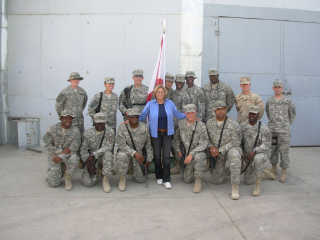 Ranking member Ros-lehtinen with our troops in Afghanistan