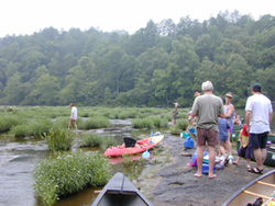 Photo of boaters on the Cahaba River