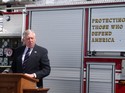 Hoyer speaks in Indian Head on Fire Grants