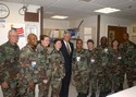 Hoyer Meets With Several Members of the U.S. Air Force.