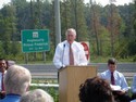 Rep. Hoyer speaks about how the bypass will improve local traffic conditions. 