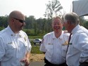 Rep. Hoyer and Hughesville firemen. 