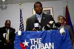 Rep. Meek speaks about Cuban and Haitian detainees in Guantanamo Bay, Cuba.