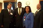 Rep. Meek meets with members of Miami CWA Locals 3104 and 3122 