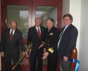 Hoyer Cuts the Ribbon to Celebrate the New Joint Strike Fighter Facility