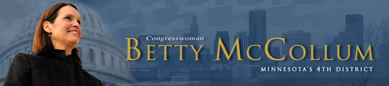 Congresswoman Betty McCollum - Minnesota's 4th District