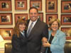 Congresswoman Ileana Ros-Lehtinen with Mario and Bibi Murgado of Miami, they just stopped by to visit.