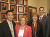 Congresswoman Ileana Ros-Lehtinen met in Washington, DC with representatives from the South Florida Childrenâ€™s Health Project to discuss a wide variety of pediatric health issues. From Left to Right: Dr. A.J Khaw, Pediatrician; Ros-Lehtinen, Dian Marandola, Pediatric Nurse Practitioner; and Dr. A.J. Khaw, Pediatrician