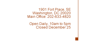 1901 Fort Place, SE Washington, DC 20020