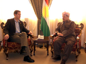 Sam and President Barzani