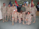 Congressman Boren with troops
