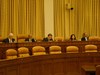 Co-Chairman Cardin, Chairman Hastings, Commissioner Smith, and Commissioner Solis during the Iraqi Refugee Crisis hearing
