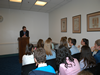 Congressman Andrews meets with 8th grade students from the Ann Mullen Middle School to discuss current issues, and to answer their questions