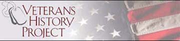 Banner for the Veterans History Project 