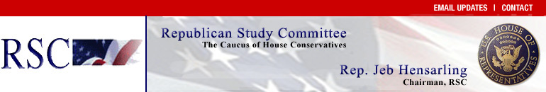 Republican Study Committee  The Caucus of House Conservatives