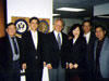 Members of the Formosan Association for Public Affairs (FAPA) come to the District Office to discuss issues related to Taiwan with Congressman Berman. From left to right: Hon Lin, K.C. Chen, Congressman Berman, Patty Yu, Victor Yu and Kent Lin.