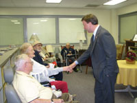Congressman speaks with senior citizens in Alex City.
