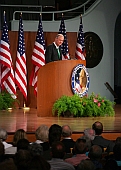 July 5, 2007 - Congressman Ike Skelton gives an address in honor of the Truman Presidential Museum and Library's 50th Anniversary in Independence, Missouri.