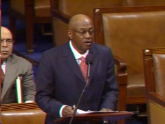 Click on image to watch Congressman Towns' floor speech on HIV/AIDS